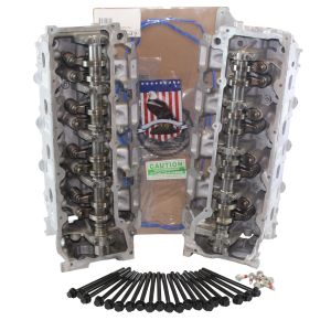 Chrysler 4.7 SOHC Cylinder Head PAIR V8 Dodge Dakota Jeep Cherokee with Head Gasket Set & Head Bolts