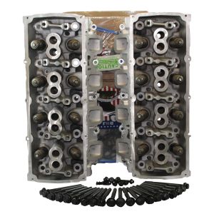 Dodge 5.7 Cylinder Head Pair OHV V8 HEMI Jeep Chrysler Durango Charger Cherokee 2003 - 2008 with Head Gasket Set & Head Bolts