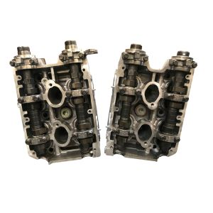 Subaru 2.5 DOHC Legacy EJ25 Cylinder Heads PAIR Complete 1996-1999 Oval Spark Plug Port