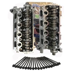 NEW Ford 4.6 / 5.4 SOHC Cylinder Head Pair F-150 F-250 Mustang Lincoln Navigator Casting # 3L3E "3 valve" 2004 - 2007 w/ Head Gasket Set & Head Bolts