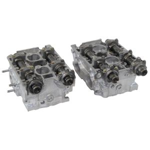 Subaru 2.5 DOHC Cylinder Head Pair Legacy EJ25 Square Spark Plug Valley 1996 ONLY
