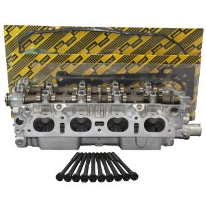 Toyota 1.8 DOHC Cylinder Head 1ZZ-FE Corolla Chevrolet Prizm NON-VVTI 1998 - 1999 with Head Gasket Set & Head Bolt Kit
